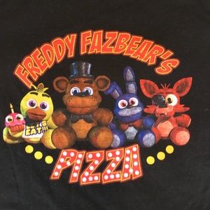 FNAF Short Sleeve & Shorts Pajama Set youth XL (Five Nights at Freddy's)